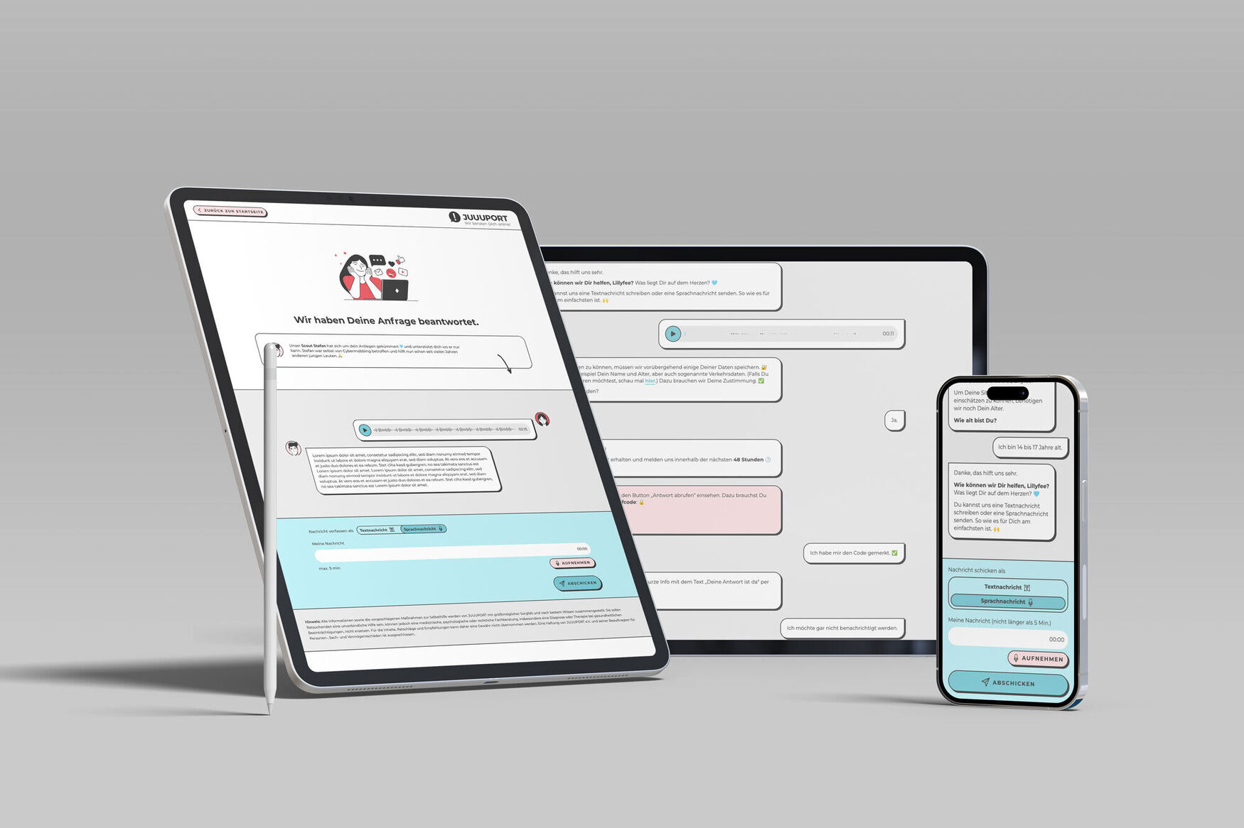 JUUUPORT Mockup Tablets and Smartphone
