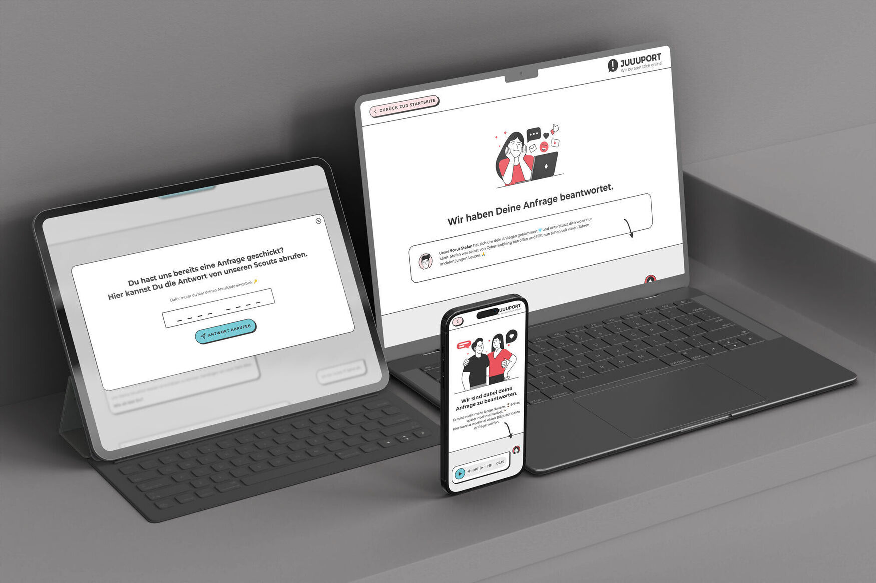 JUUUPORT Mockup Laptop, Tablet and Smartphone