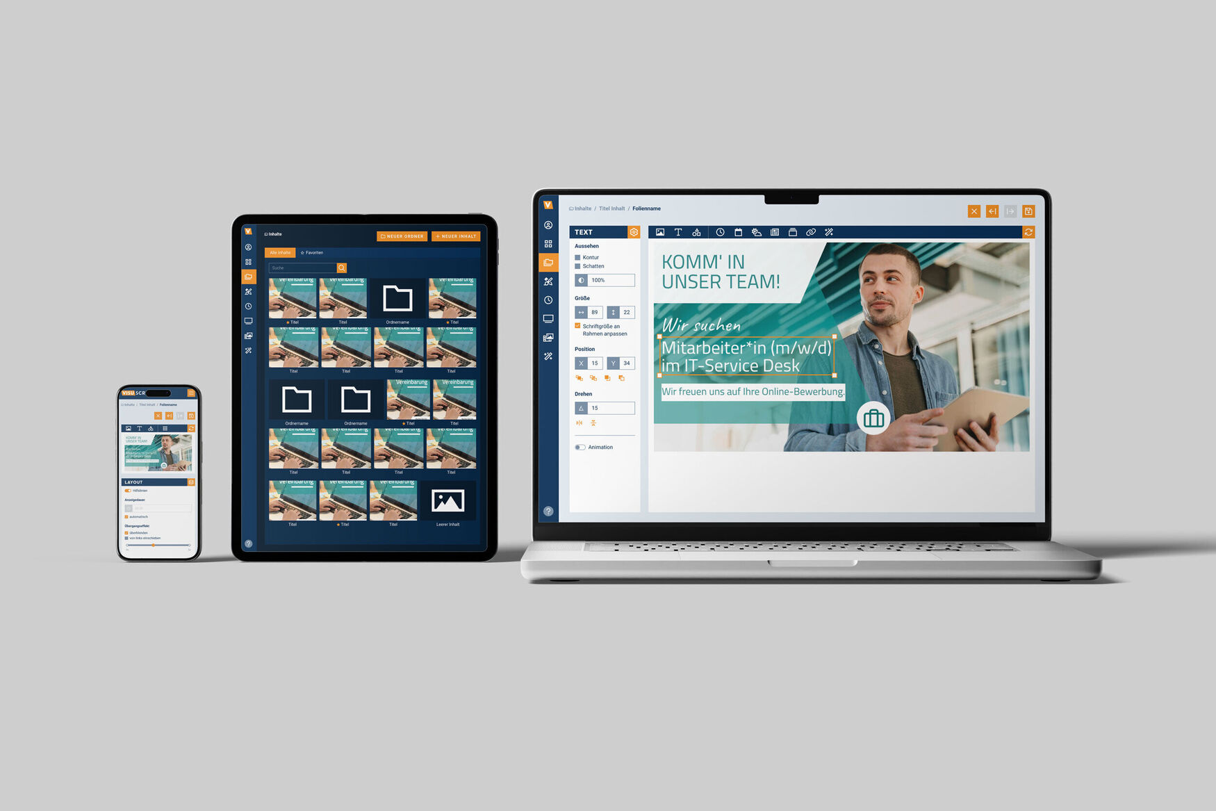 wedeko mockup phone tablet & laptop