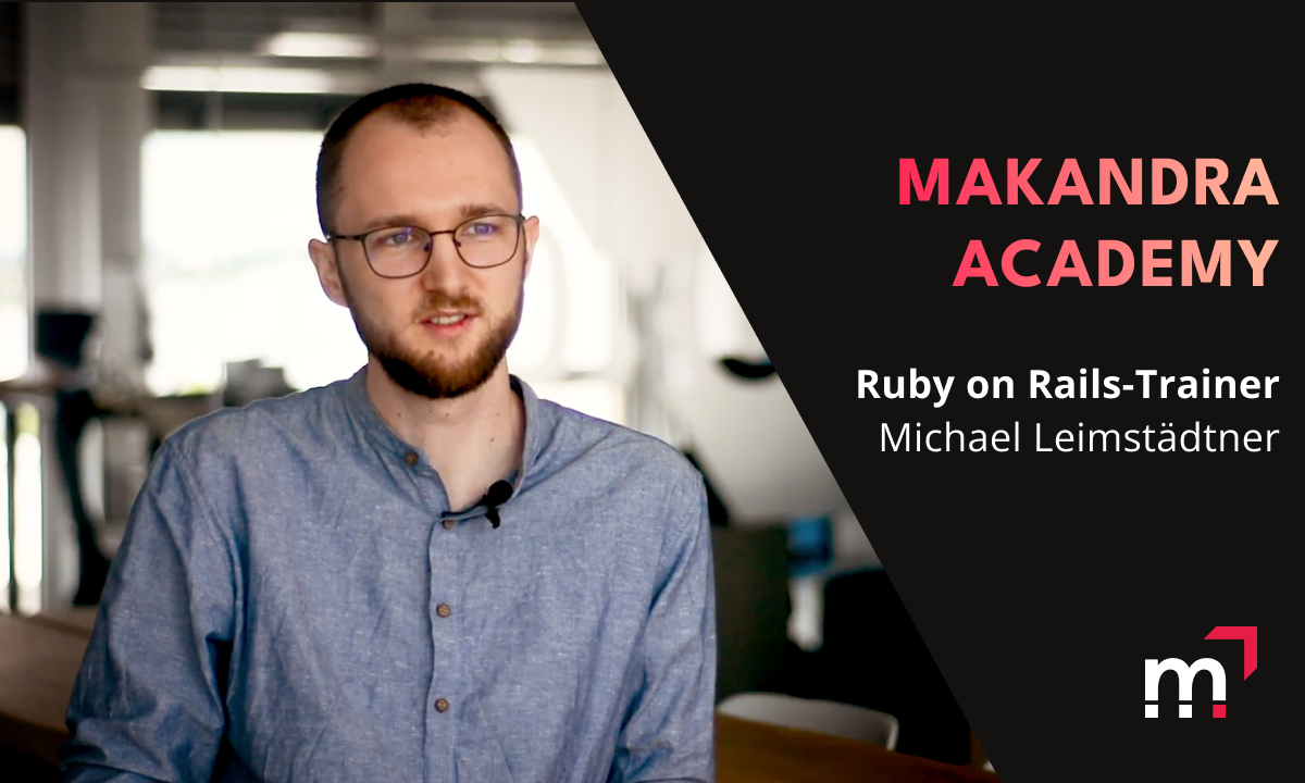Meet the Trainer: Michael teaches you web development at the makandra academy